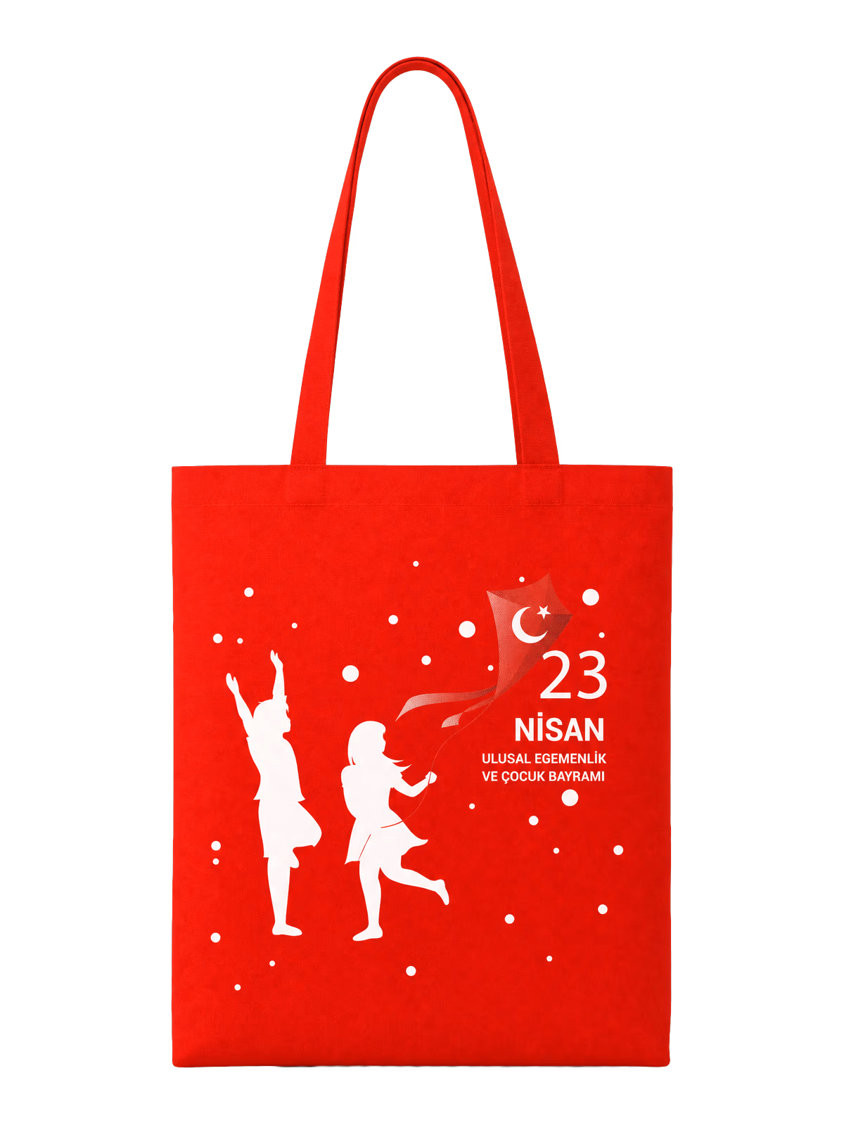 23 Nisan Bez Çanta - Dans Eden Çocuklar - Özel Üretim Çanta