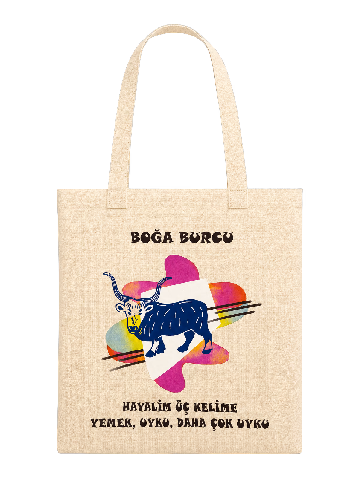 Boğa Burcu Tasarım Çanta - Özel Üretim Çanta