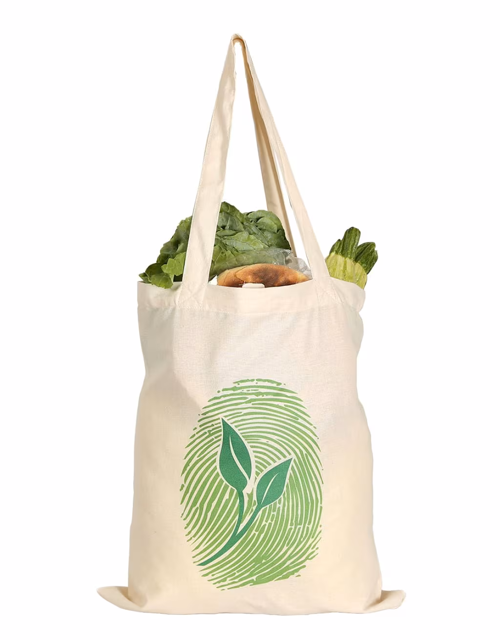 Plant White - Baskılı Bez Çanta