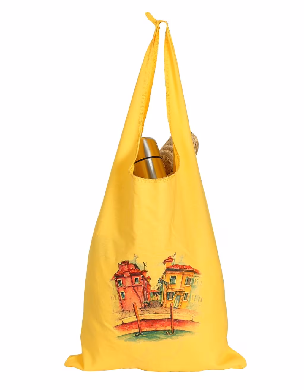 Hometown Yellow - Baskılı Bez Çanta