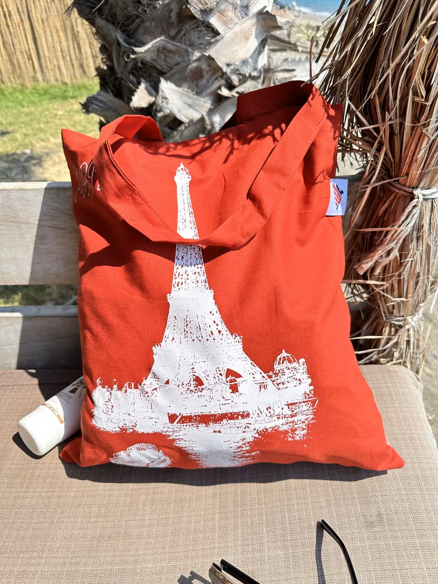 Bez Kırmızı Paris Baskılı 4