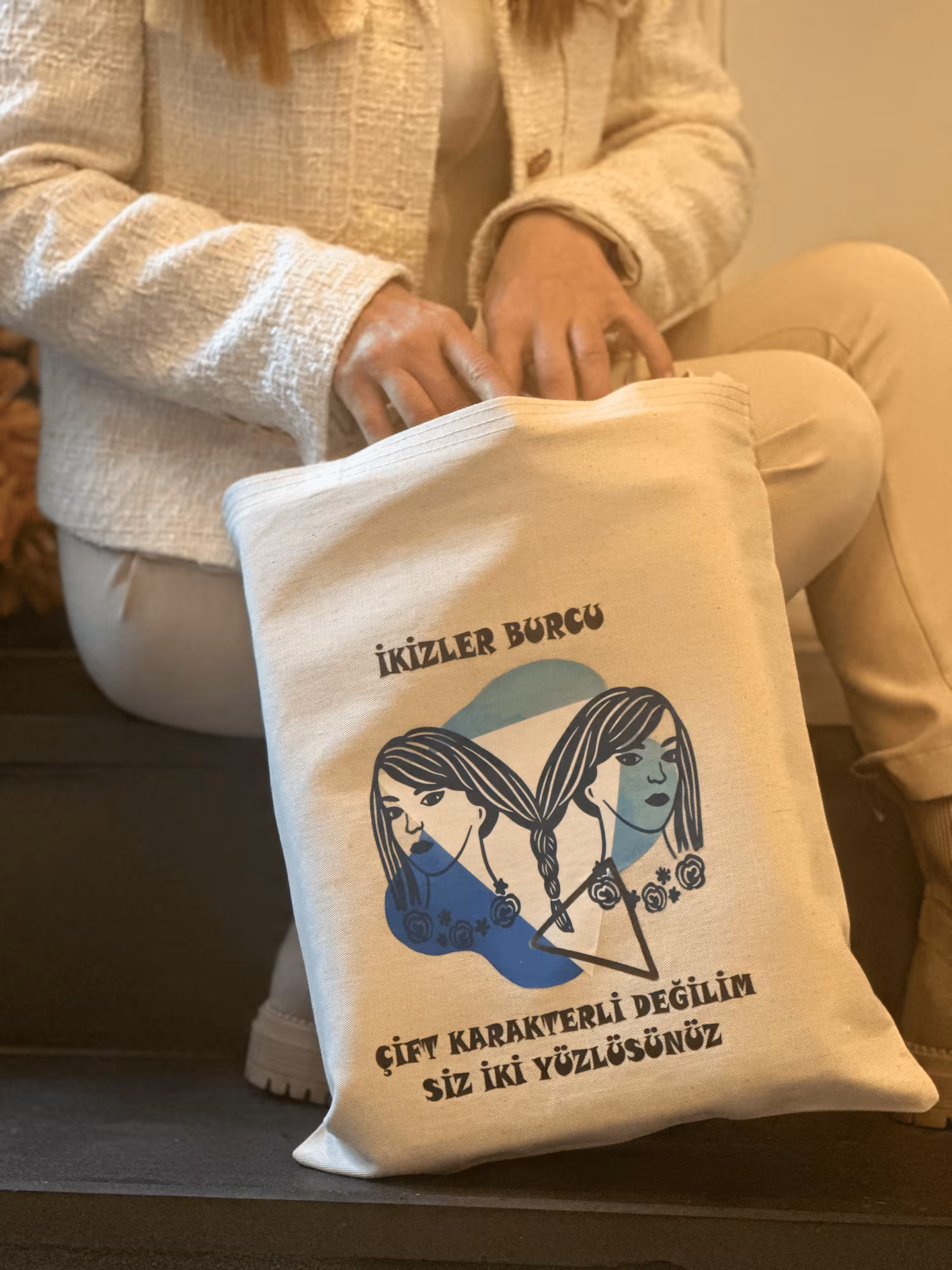 İkizler Burcu Tasarım Çanta 2